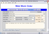 Web Work Order screenshot